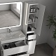 Style Line Шкаф пенал Атлантика 35 R с б/к Люкс Plus белый – фотография-11